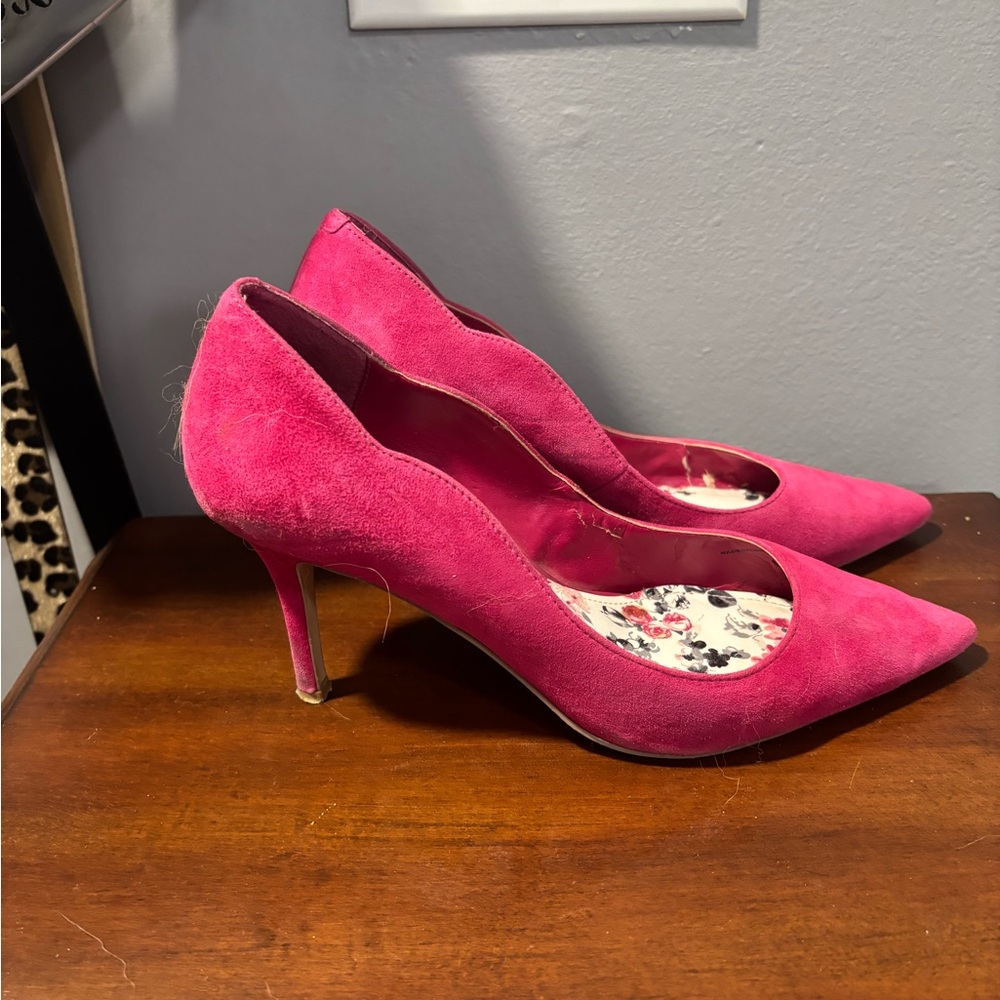 White House Black Market Suede Heels
